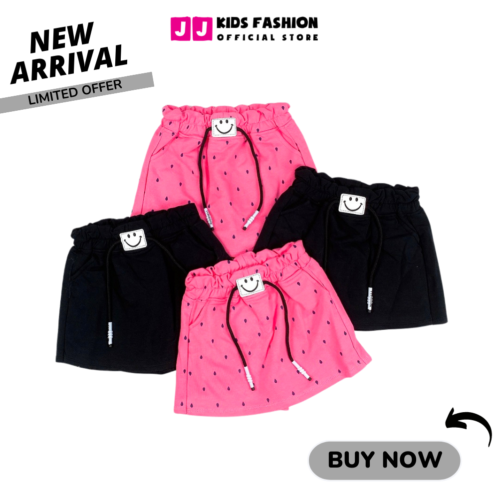 Chân váy chữ A cotton cho bé gái năng động, thời trang size đại - JJ Kids