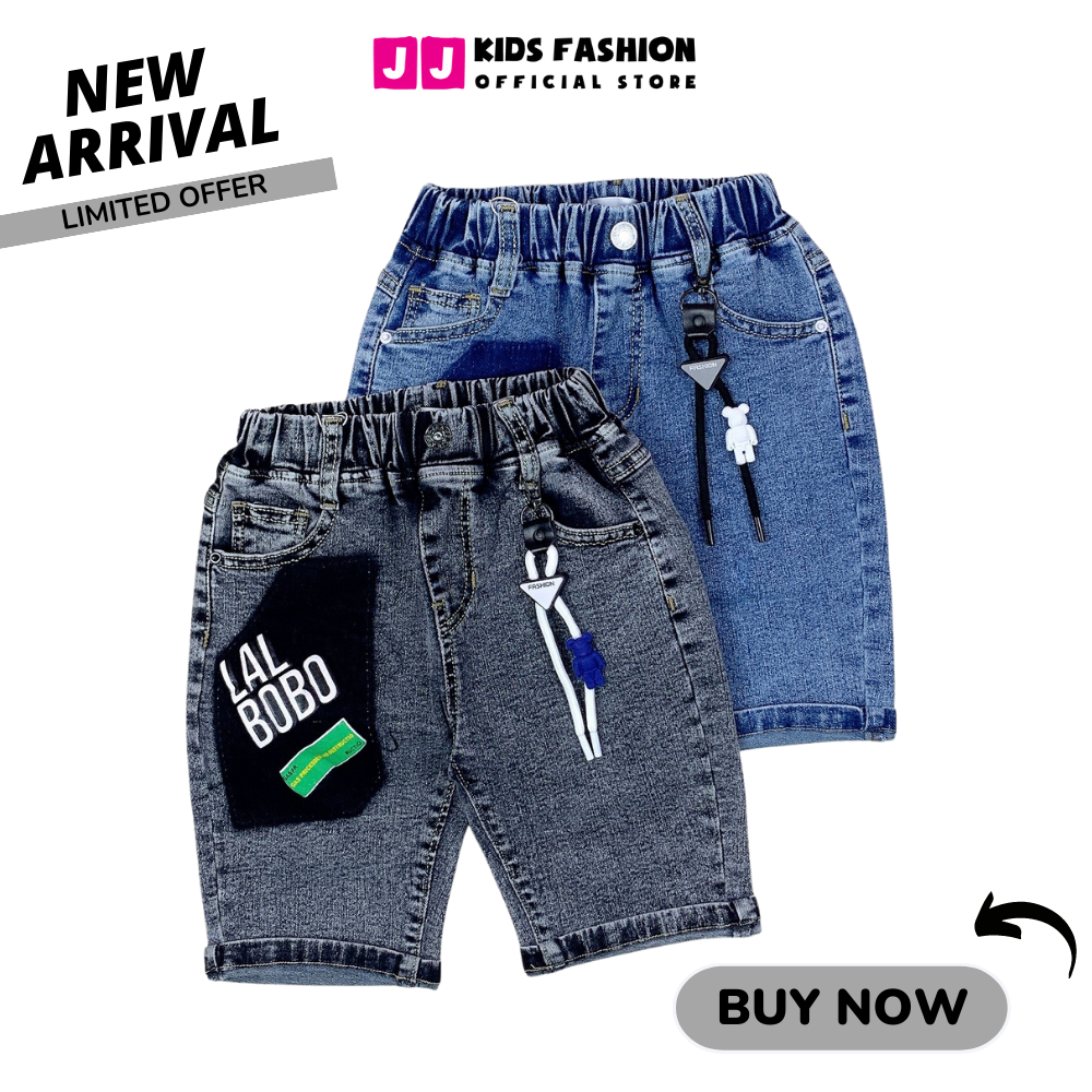 Quần jean bé trai năng động thoải mái full size - JJ Kids