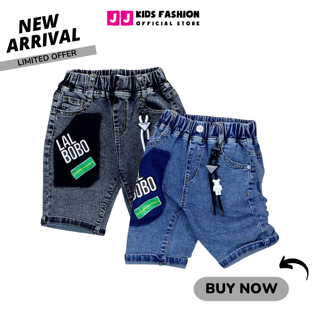 Quần jean bé trai năng động thoải mái full size - JJ Kids