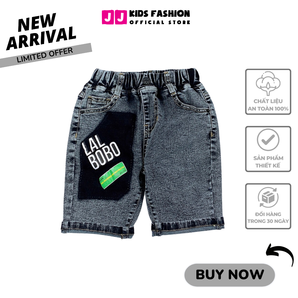 Quần jean bé trai năng động thoải mái full size - JJ Kids