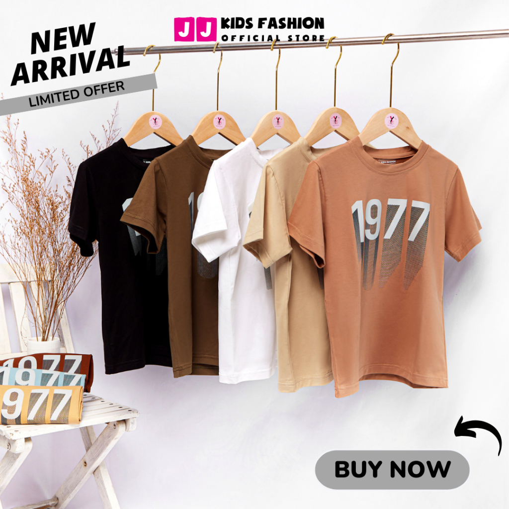 Áo thun cho Unisex dành bé trai, bé gái cao cấp cổ tròn full size BST 2023 | JJ Kids Fashion