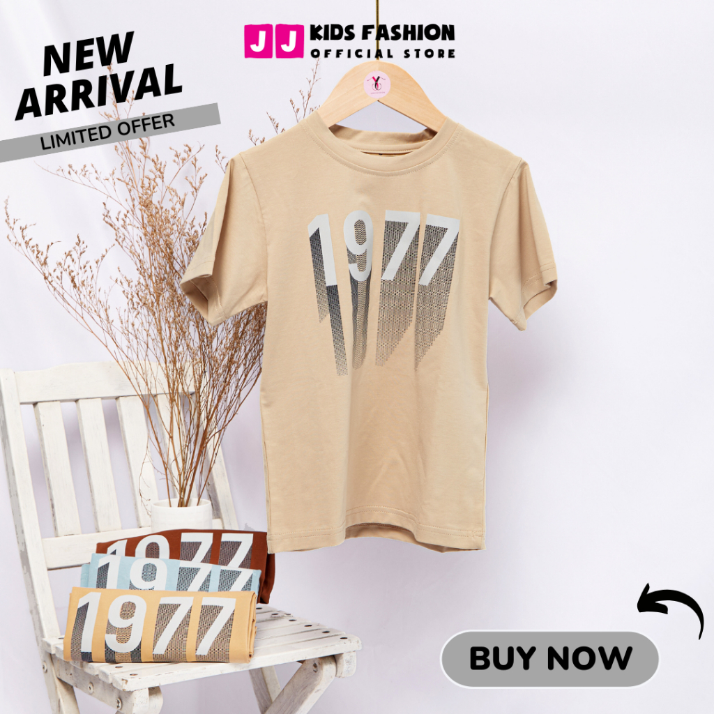 Áo thun cho Unisex dành bé trai, bé gái cao cấp cổ tròn full size BST 2023 | JJ Kids Fashion