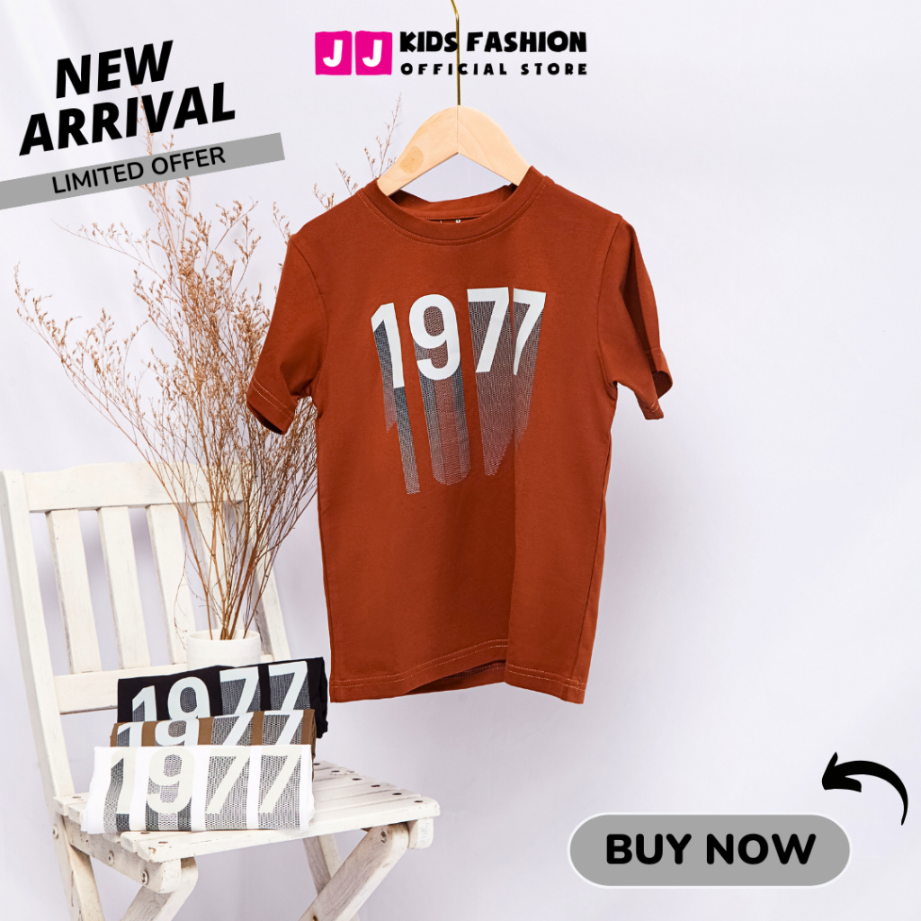 Áo thun cho Unisex dành bé trai, bé gái cao cấp cổ tròn full size BST 2023 | JJ Kids Fashion