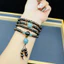 Trầm hương sánh chìm vòng tay/chuỗi tràng hạt 6li 108 hạt mix charm đá thạch anh, đẹp, thơm và phong cách.
