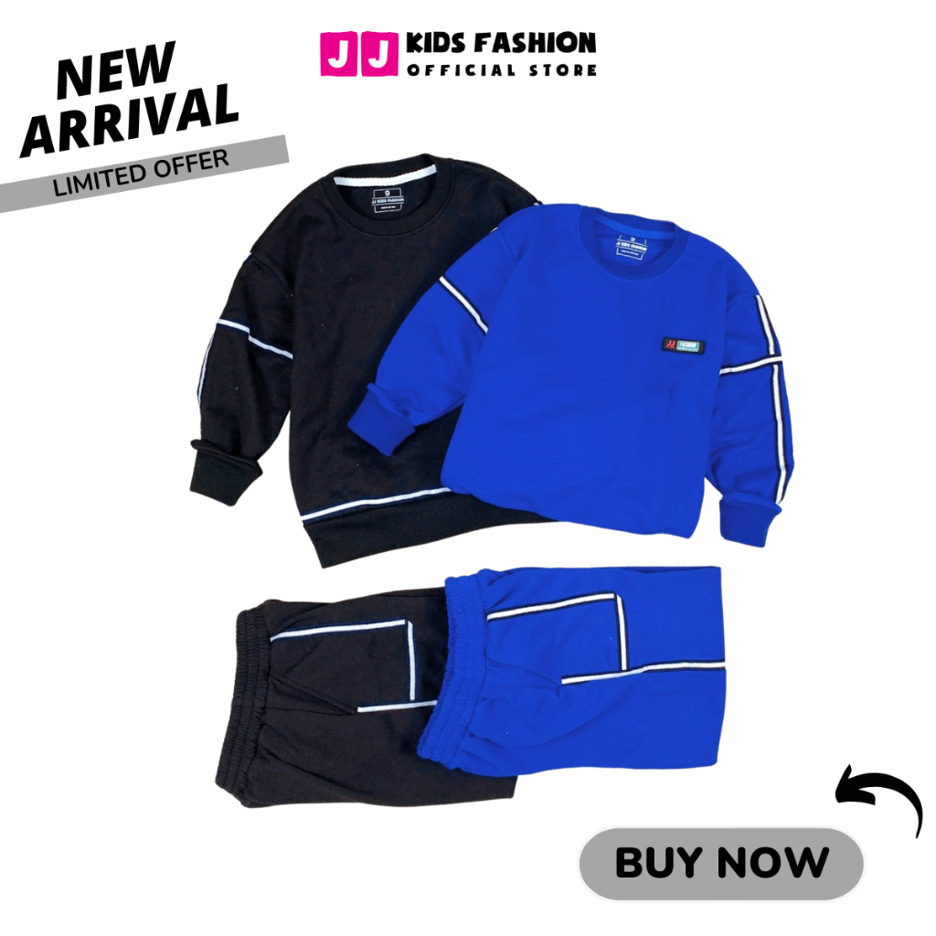 Bộ dài tay bé trai, bộ khoác Hoodie dài tay cho bé trai phong cách Hàn quốc Size đại |  JJ Kids