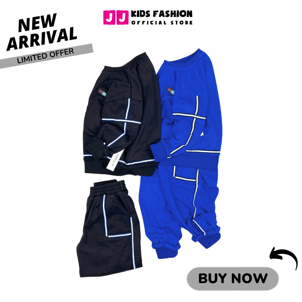Bộ dài tay bé trai, bộ khoác Hoodie dài tay cho bé trai phong cách Hàn quốc Size đại |  JJ Kids