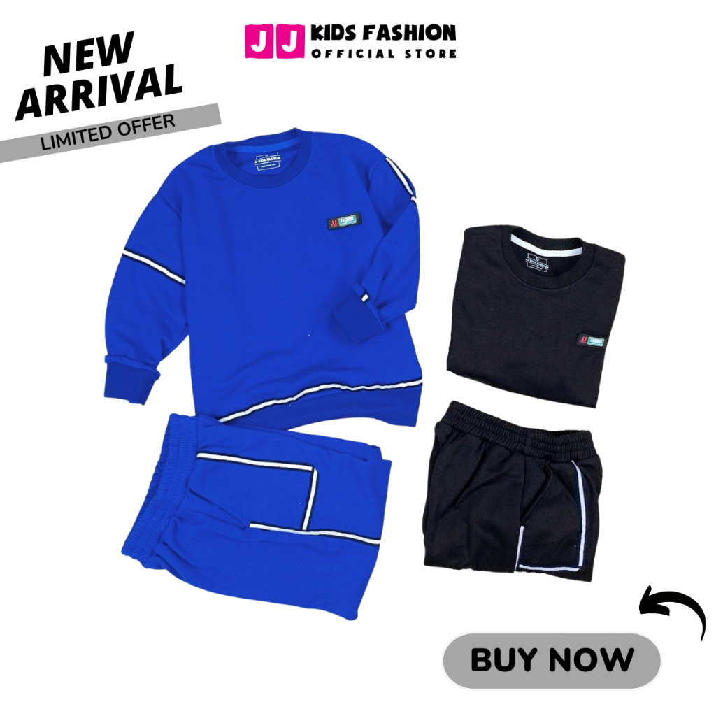 Bộ dài tay bé trai, bộ khoác Hoodie dài tay cho bé trai phong cách Hàn quốc Size đại |  JJ Kids