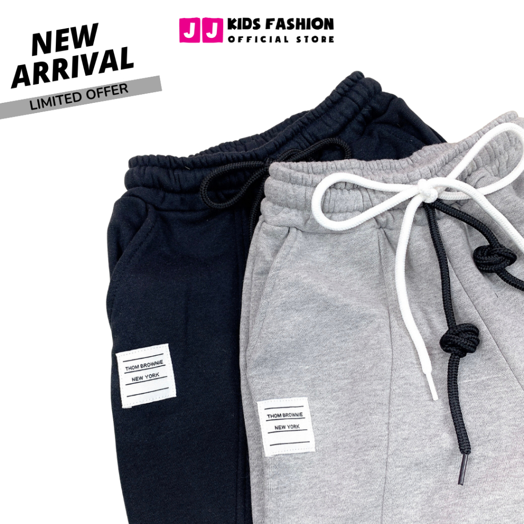 Quần Jogger Bé Trai, Bé Gái Thun Dài Bo Ống – Phong Cách Hip Hop Năng Động | JJ Kids Fashion