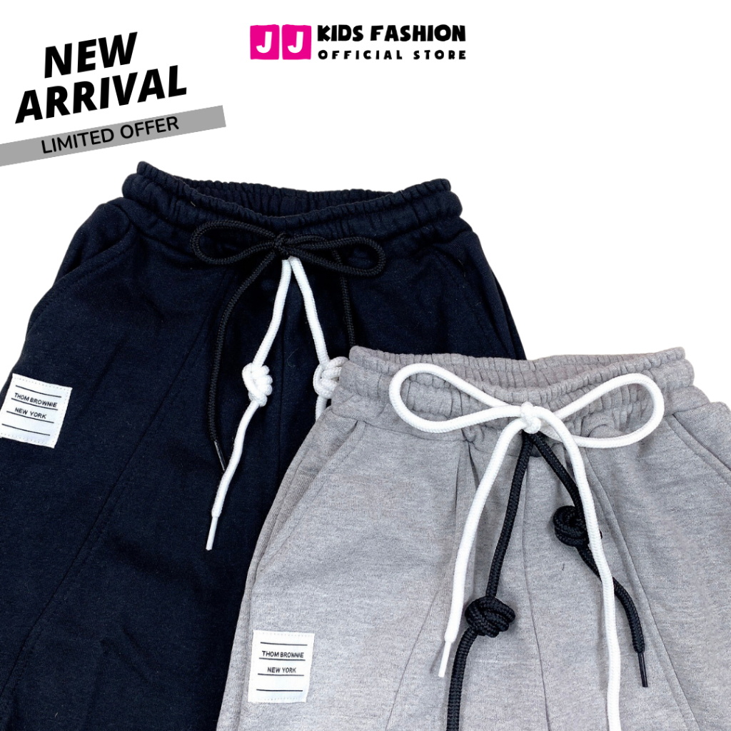 Quần Jogger Bé Trai, Bé Gái Thun Dài Bo Ống – Phong Cách Hip Hop Năng Động | JJ Kids Fashion