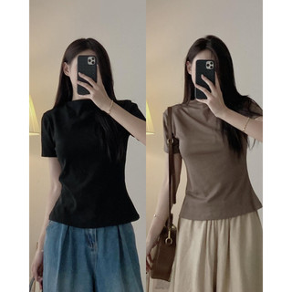 Áo Giữ Nhiệt Cao Cấp Cổ Cao 3 Phân, Body Fit, Cộc Tay Basic - 247store - Aocolo228