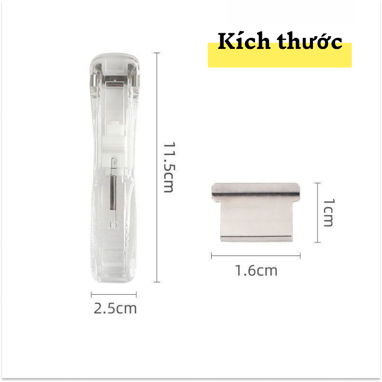 Bộ đẩy kẹp giấy dùng để kẹp tài liệu phù hợp cho sinh viên nhân viên văn phòng