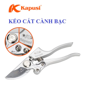 Kéo cắt tỉa cành cây Kapusi Nhật bản K-8168 cao cấp thép SK5, cấu tạo lò xo cỡ 8 icnh (20cm) bảo hành 2 năm