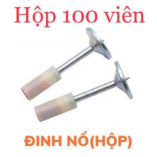 Hộp 100 đinh hạt nổ bắn bê tông, ty trần thạch cao, kim loại, Bh 12 tháng Kouritsu Official Store