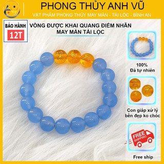 Vòng tay phong thủy mệnh thủy - tam hợp tỵ dậu sửu size 8 10ly - có khai quang may mắn tài lộc
