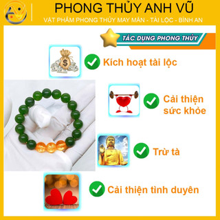 Vòng tay 12 con giáp tam hợp tỵ dậu sửu - chất liệu mã não tự nhiên - size 8 10ly - may mắn tài lộc