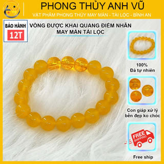 Vòng tay phong thủy mệnh thổ tam hợp tỵ dậu sửu - size 8 10ly cho nữ - may mắn tài lộc