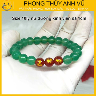 Vòng tam hợp quý nhân tỵ dậu sửu chất liệu mã não xanh tự nhiên - size 8 10ly cho nữ mệnh mộc, hỏa - may mắn tài lộc