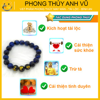 Vòng đeo tay phong thủy tỵ dậu sửu đã khai quang - Vòng tam hợp quý nhân quý thần may mắn tài lộc