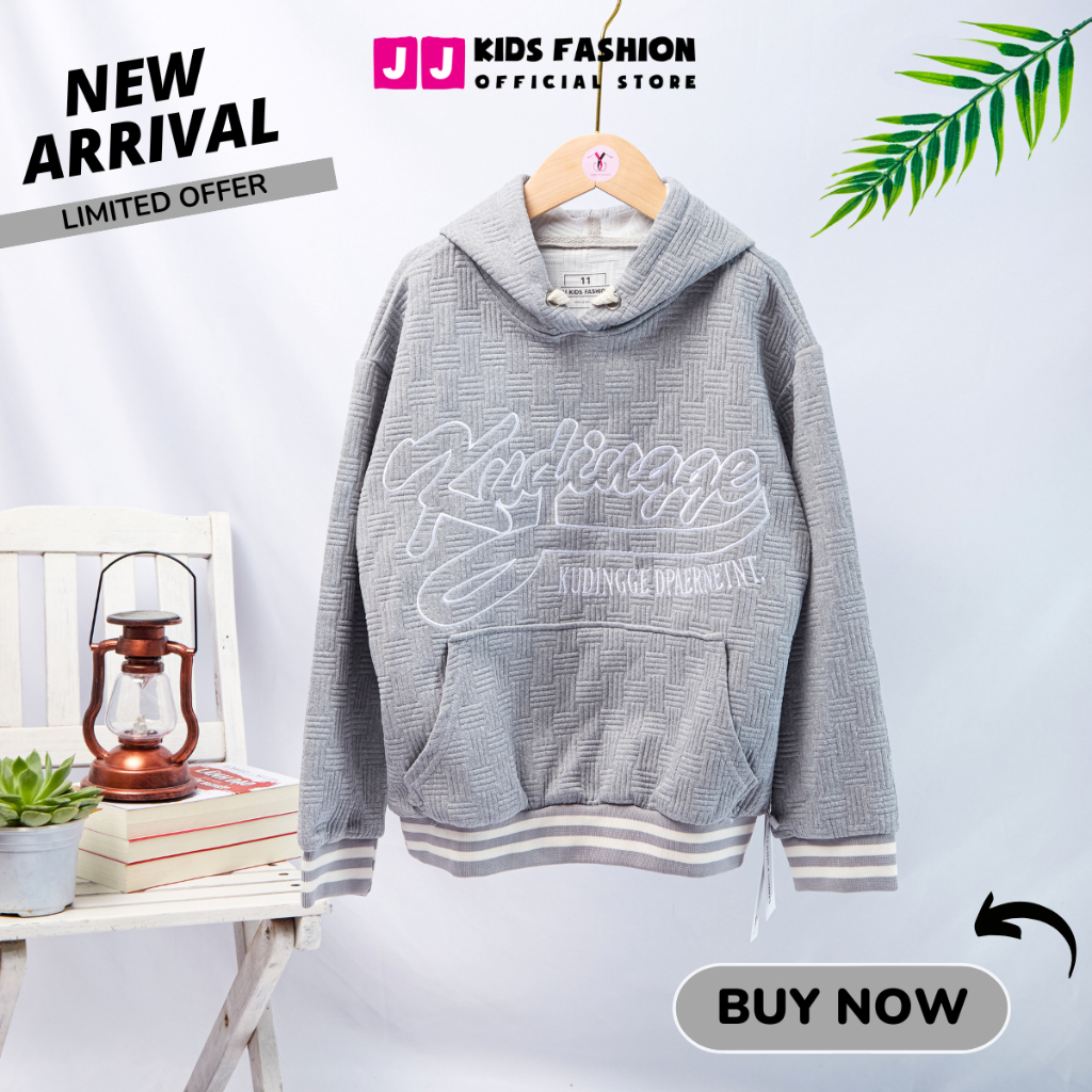 Khoác Hodie Unisex, Áo Hoddie bé trai, bé gái có nón thời trang size đại 30 - 60kg - JJ Kids