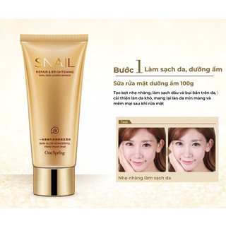 Bộ dưỡng ẩm da snail giúp da căng mịn và mềm mạI cảI thiện làn da khô nhanh chóng