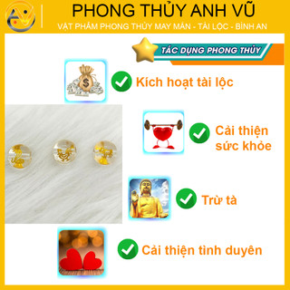 3 viên tam hợp tỵ dậu sửu mã não trắng đã khai quang - size 8 10 12ly - may mắn tài lộc