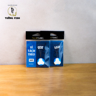 Vỉ hạt tách thẻo đôi câu đài - tường fish shop