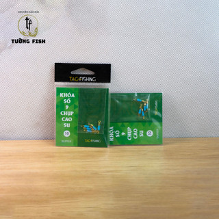 Khóa số 9 chụp cao su câu đài - tường fish shop