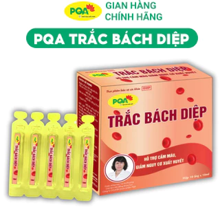 Trắc Bách Diệp PQA - Hỗ Trợ Giảm Chảy Máu Cam, Giảm Chứng Xuất Huyết, Giúp Cầm Máu. Hộp 10 ống