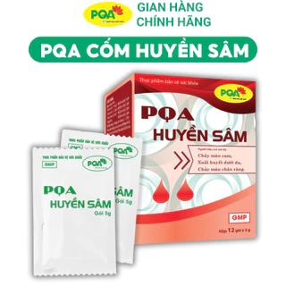 Huyền Sâm PQA - Hỗ Trợ Giảm Chảy Máu Cam, Xuất Huyết Dưới da, Chảy Máu Chân Răng. Hộp 12 gói