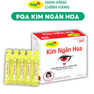 Kim Ngân Hoa PQA - Hỗ Trợ Giảm Đau Mắt Đỏ, Giúp Thanh Nhiệt Giải Độc Cho Người Viêm Kết Mạc