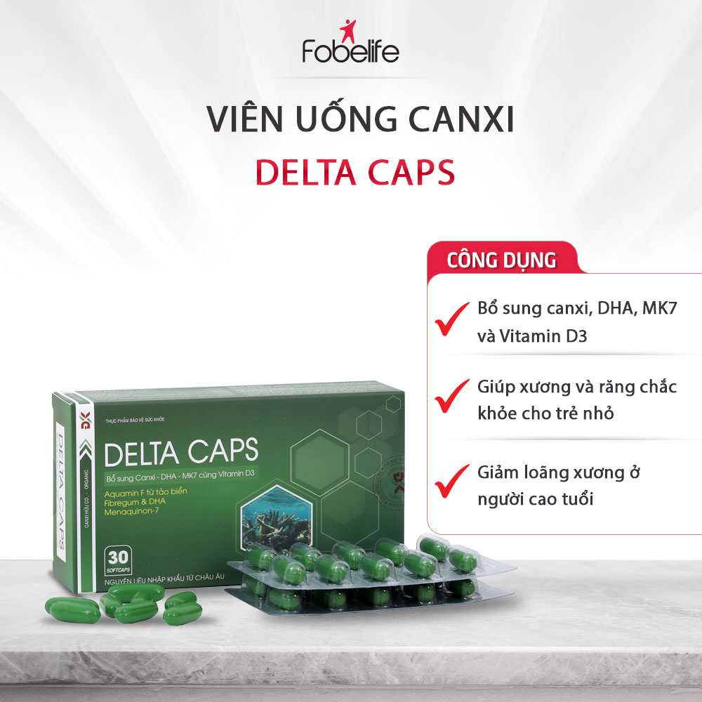 Viên Uống Canxi Deltacap ĐK Giúp Xương Chắc Khỏe, Giảm Loãng Xương N1