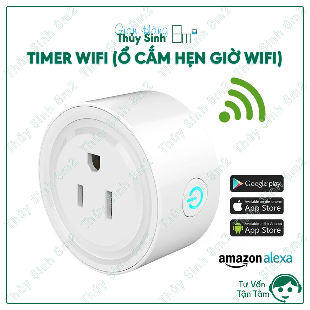 Timer Wifi, Ổ Cắm Hẹn Giờ Wifi | 8m2 | Shopee Việt Nam