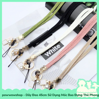 [Sẵn VN - Hỏa Tốc] Dây Đeo 45cm Sử Dụng Để Móc Vào Bao Đựng Thẻ Nhân Viên / Buộc Vào Điện Thoại Vải Len
