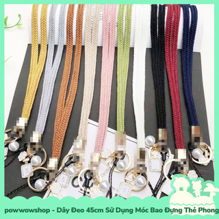 [Sẵn VN - Hỏa Tốc] Dây Đeo 45cm Sử Dụng Để Móc Vào Bao Đựng Thẻ Nhân Viên / Buộc Vào Điện Thoại Vải Len