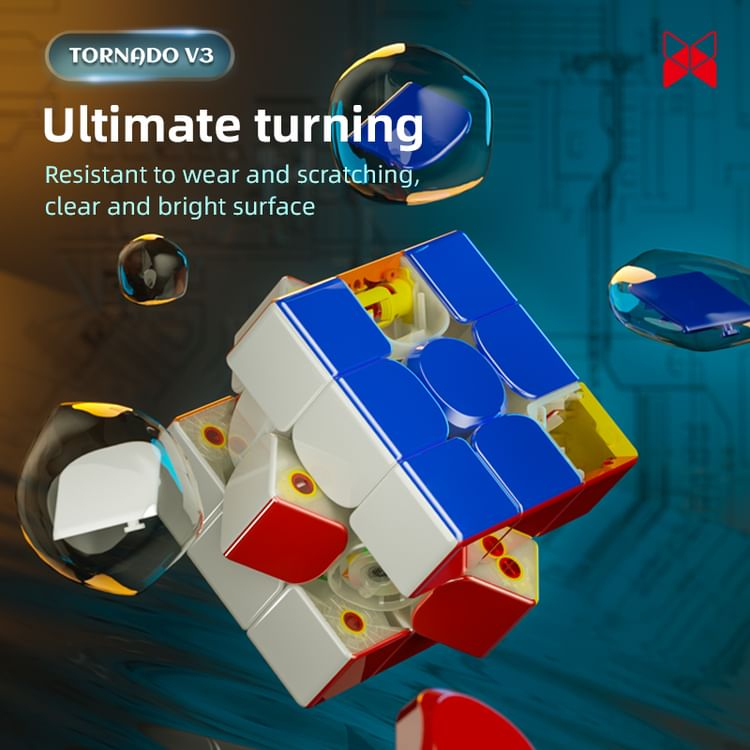Rubik 3x3 QiYi XMD Tornado V3M Pioneer Có Nam Châm Chính hãng | The ...