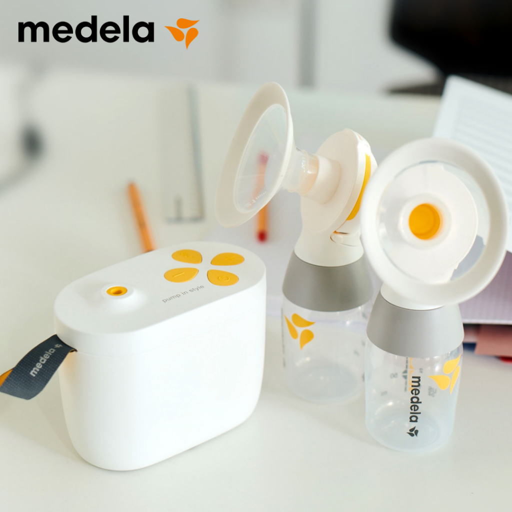 Ảnh Máy hút sữa Medela Pump In Style MaxFlow | Máy hút sữa điện đôi có túi xách và bộ bảo quản lạnh. 4