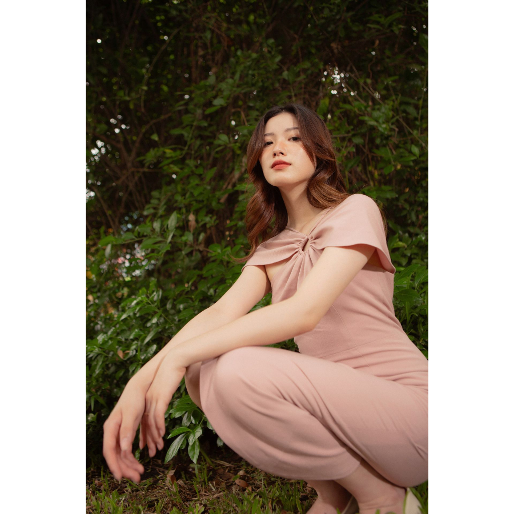 Vella Fashion đầm nữ bẹt vai, đầm dự tiệc thanh lịch VD22012 - size S