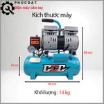 Máy nén khí không dầu mini 24 lít và 9 lít - Khí sạch,nạp khí nhanh,không gây ồn chuyên dùng bơm hơi,phun sơn,bơm hơi xe — ảnh 2