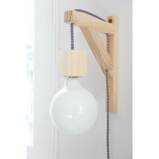 Chân kệ gỗ treo tường, eke gỗ, giá đỡ chữ L màu gỗ tự nhiên
