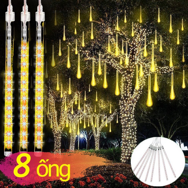 Đèn led thả ngoài trời sao băng chùm 8 cây 1 cây dài 50cm | Shopee Việt Nam