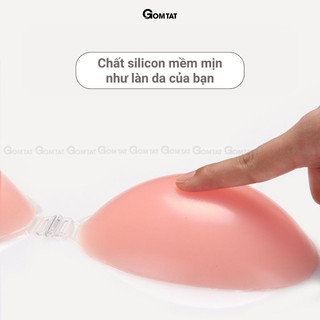Áo dán ngực GOMTAT định hình vòng một, keo bám dính chắc chắn, silicon an toàn cho da - SA-4950