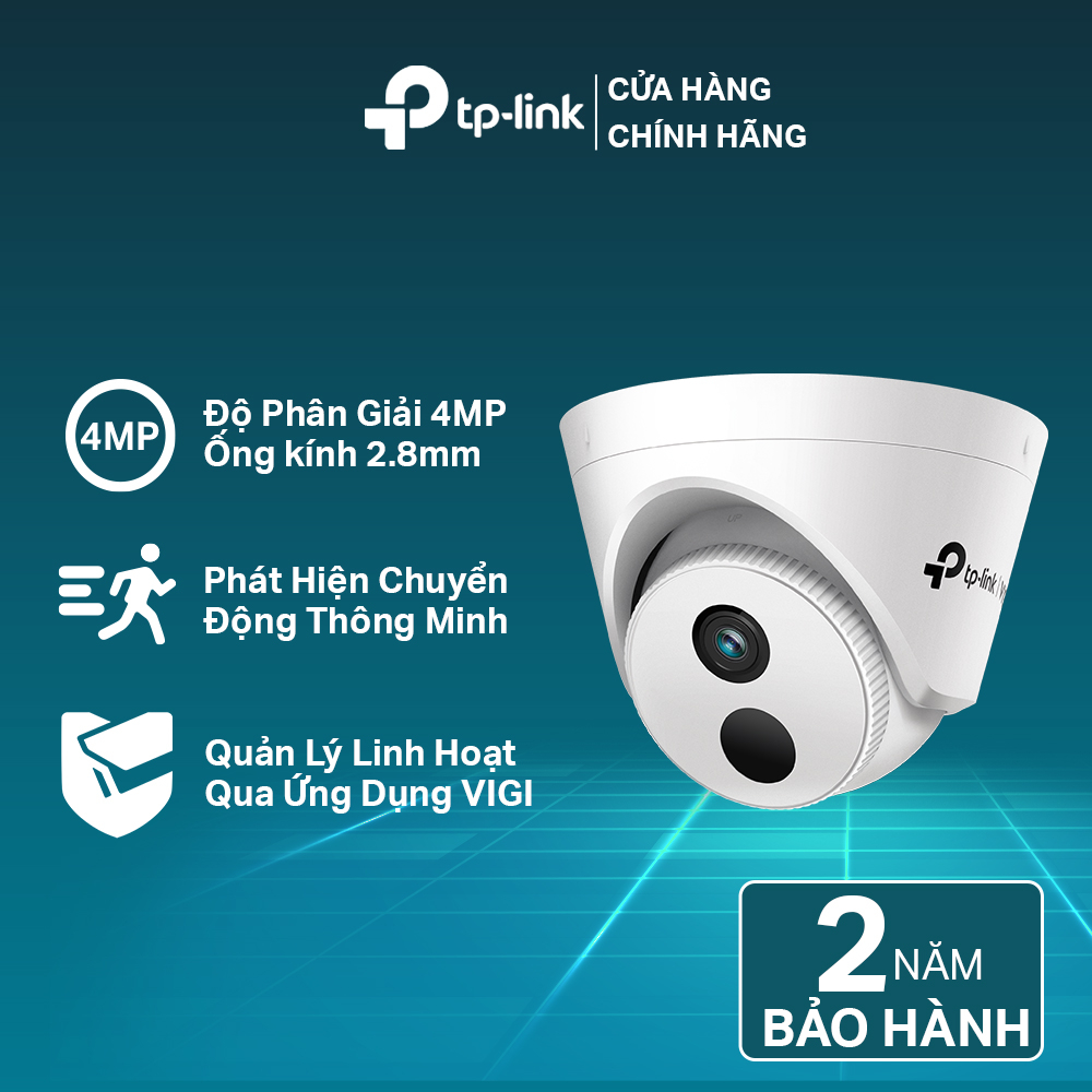 Camera IP TP-Link CCTV VIGI C440I 4MP Hỗ Trợ Hồng Ngoại, Phát Hiện Thông Minh