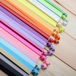Giấy Gấp Ngôi Sao 1000 Tờ Origami Hạc Thủ Công Nhiều Màu Quà Handmade QT40