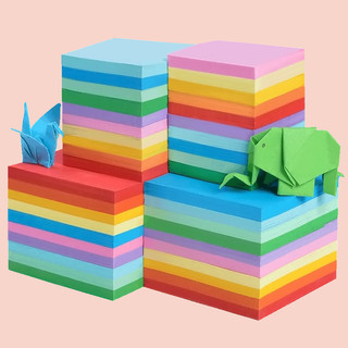 Giấy Gấp Origami Hạc Sao Thủ Công Nhiều Màu Pastel Quà Handmade QT12