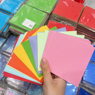 Giấy Gấp Origami Hạc Sao Thủ Công Nhiều Màu Pastel Quà Handmade QT12