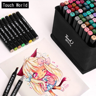 Bút Marker Touch Sketch Lông Màu Dạ Bộ 168 Cây Hoạ Cụ VPHL10