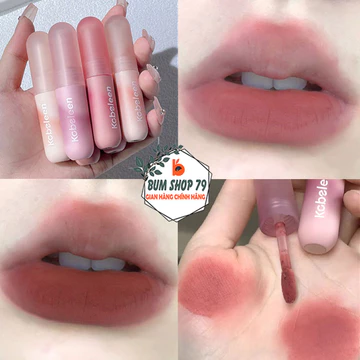 Son kem lì Kobeleen lâu trôi màu chuẩn mịn mượt không khô môi, Son lì nội địa Trung Kobeleen mịn lì nhẹ dễ lên màu
