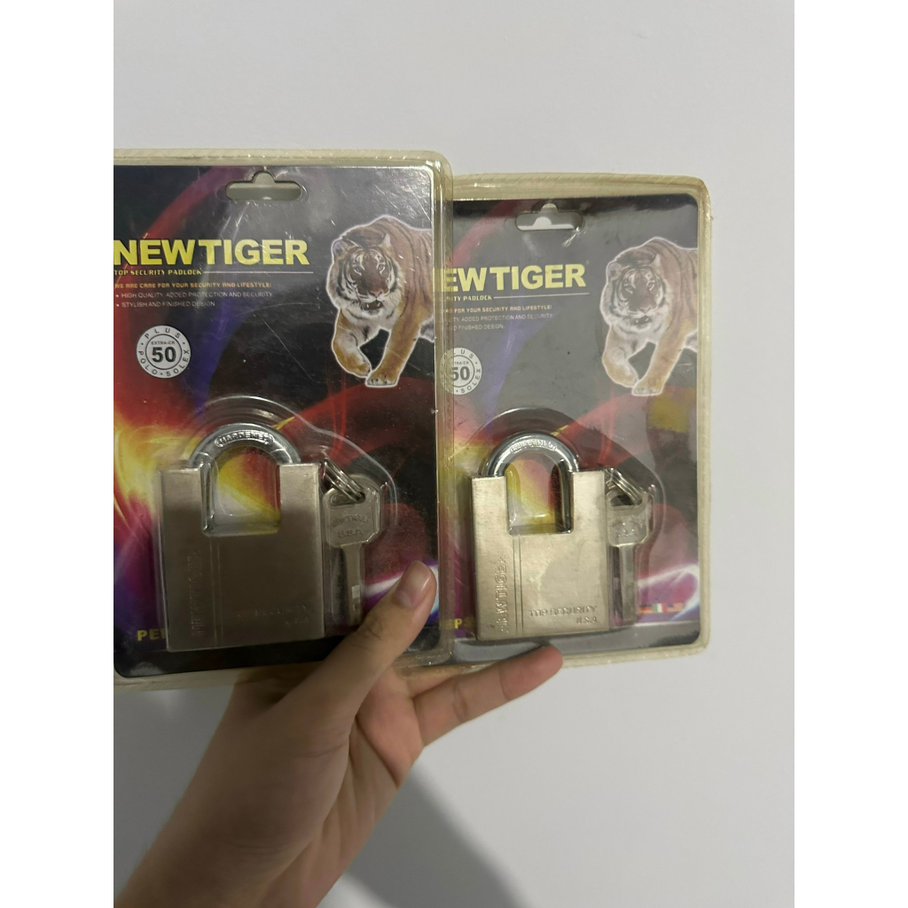 Khoá cửa chống trộm hiệu con hổ New Tiger ổ 5 phân chống cắt
