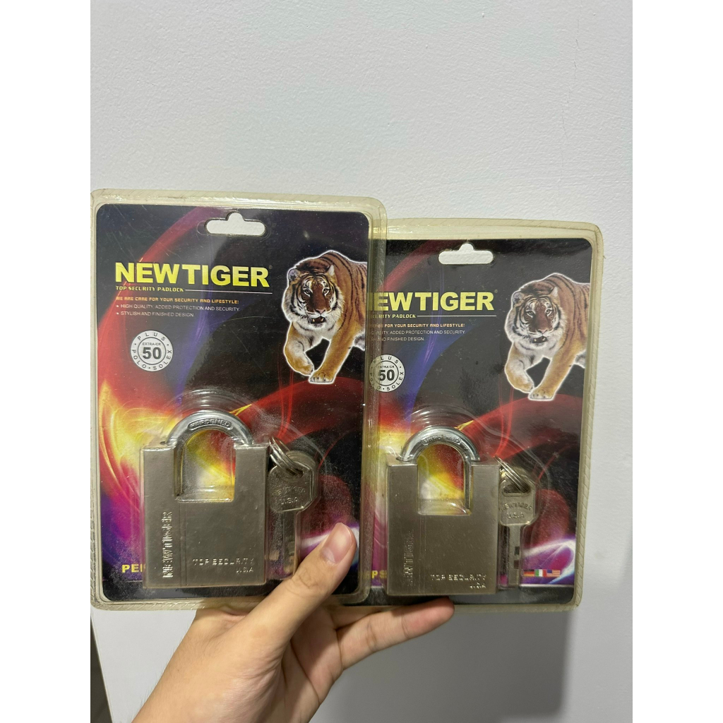 Khoá cửa chống trộm hiệu con hổ New Tiger ổ 5 phân chống cắt