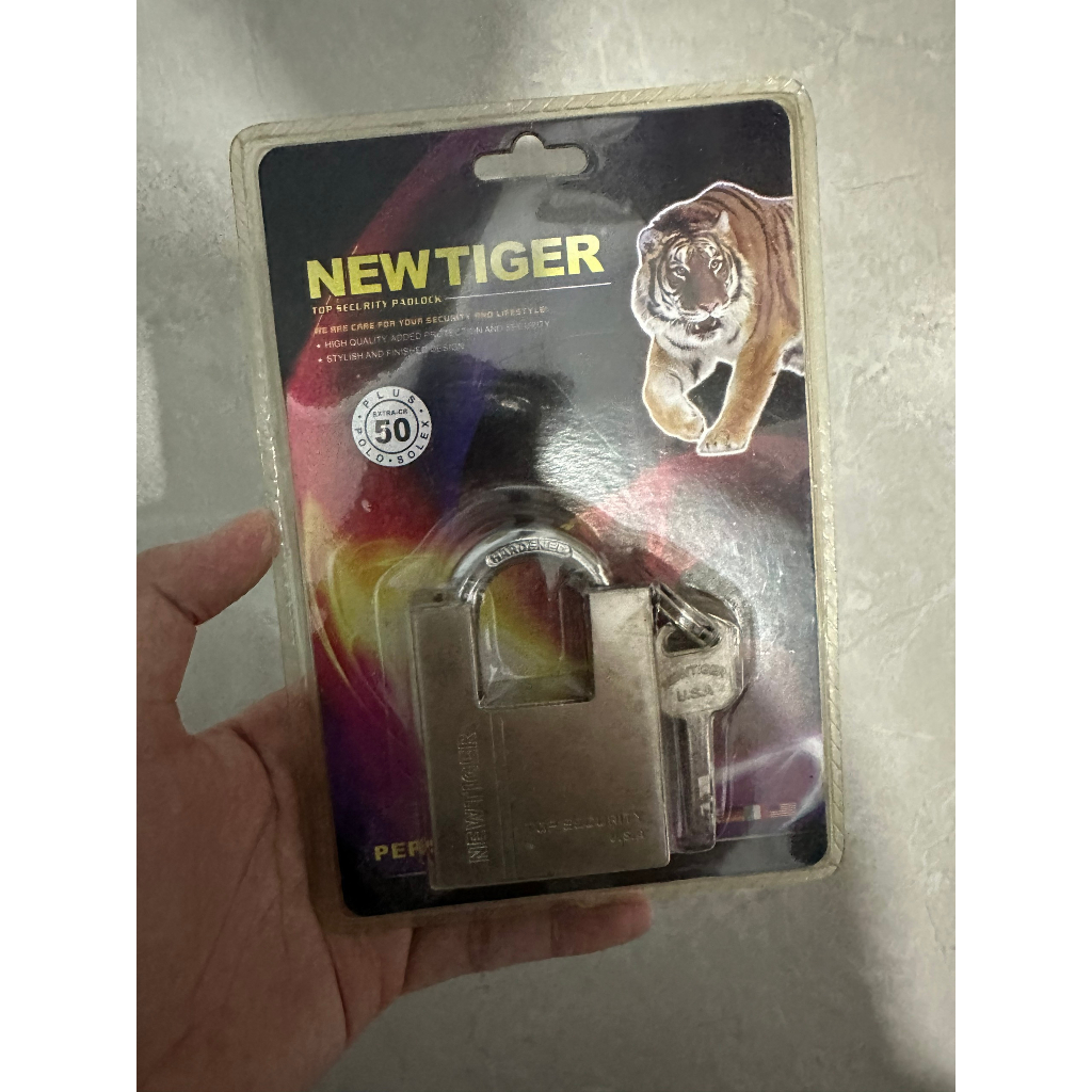 Khoá cửa chống trộm hiệu con hổ New Tiger ổ 5 phân chống cắt